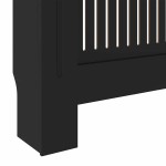 vidaXL Capac pentru radiator 2 pcs Negru 205 x 20,5 x 81,5cm