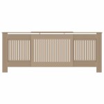 vidaXL Capac pentru radiator 2 pcs Maro 205 x 20,5 x 81,5cm