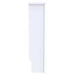 vidaXL Capac pentru radiator 2 pcs Alb 78 x 19 x 81,5cm Lemn compozit