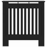 vidaXL Capac pentru radiator Negru 78 x 19 x 81,5cm Lemn compozit