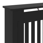 vidaXL Capac pentru radiator Negru 78 x 19 x 81,5cm Lemn compozit