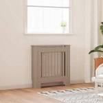 vidaXL Capac pentru radiator Maro 78 x 19 x 81,5cm Lemn compozit