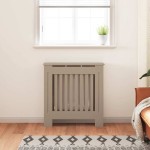 vidaXL Capac pentru radiator Maro 78 x 19 x 81,5cm Lemn compozit