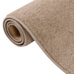 vidaXL Covor cu fire scurte, maro, 120x170 cm vidaXL Covor cu fire scurte, maro, 120x170 cm
