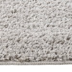 vidaXL Covor pufos, gri deschis, 80x150 cm, antiderapant vidaXL Covor pufos, gri deschis, 80x150 cm, antiderapant