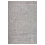 vidaXL Covor pufos, gri deschis, 140x200 cm, antiderapant