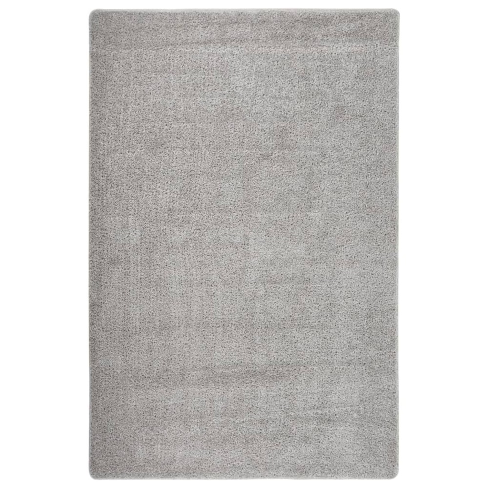 vidaXL Covor pufos, gri deschis, 200x290 cm, antiderapant