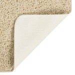 vidaXL Covor pufos, crem, 120x170 cm, antiderapant