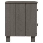 vidaXL Noptiera "HAMAR", gri deschis, 40x35x44,5 cm, lemn masiv de pin vidaXL Noptiera "HAMAR", gri deschis, 40x35x44,5 cm, lemn masiv de pin