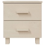 vidaXL Noptiere HAMAR 2 buc, maro miere, 40x35x44,5 cm, lemn masiv pin