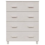 vidaXL Servantă „HAMAR”, alb, 79x40x103,5 cm, lemn masiv de pin vidaXL Servantă „HAMAR”, alb, 79x40x103,5 cm, lemn masiv de pin