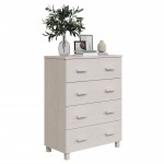 vidaXL Servantă „HAMAR”, alb, 79x40x103,5 cm, lemn masiv de pin vidaXL Servantă „HAMAR”, alb, 79x40x103,5 cm, lemn masiv de pin
