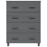 vidaXL Servantă „HAMAR”, gri închis, 79x40x103,5 cm, lemn masiv pin vidaXL Servantă „HAMAR”, gri închis, 79x40x103,5 cm, lemn masiv pin