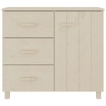 vidaXL Servantă „HAMAR”, maro miere, 90x40x80 cm, lemn masiv de pin