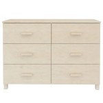 vidaXL Servantă „HAMAR”, maro miere, 113x40x80 cm, lemn masiv de pin