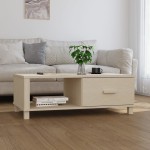 vidaXL Masă cafea „HAMAR”, maro miere, 100x55x35 cm, lemn masiv de pin vidaXL Masă cafea „HAMAR”, maro miere, 100x55x35 cm, lemn masiv de pin