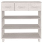vidaXL Masă de cafea „HAMAR”, alb, 90x35x90 cm, lemn masiv de pin vidaXL Masă de cafea „HAMAR”, alb, 90x35x90 cm, lemn masiv de pin