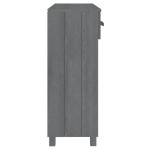 vidaXL Masă consolă „HAMAR”, gri închis, 90x35x90 cm, lemn masiv pin vidaXL Masă consolă „HAMAR”, gri închis, 90x35x90 cm, lemn masiv pin