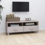 vidaXL Dulap TV „HAMAR”, alb, 106x40x40 cm, lemn masiv de pin vidaXL Dulap TV „HAMAR”, alb, 106x40x40 cm, lemn masiv de pin