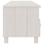 vidaXL Dulap TV „HAMAR”, alb, 158x40x40 cm, lemn masiv de pin vidaXL Dulap TV „HAMAR”, alb, 158x40x40 cm, lemn masiv de pin