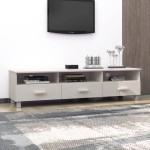 vidaXL Dulap TV „HAMAR”, alb, 158x40x40 cm, lemn masiv de pin vidaXL Dulap TV „HAMAR”, alb, 158x40x40 cm, lemn masiv de pin