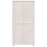 vidaXL Dulap haine „HAMAR”, alb, 89x50x180 cm, lemn masiv de pin vidaXL Dulap haine „HAMAR”, alb, 89x50x180 cm, lemn masiv de pin