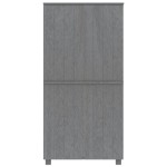 vidaXL Dulap haine „HAMAR” gri închis 89x50x180 cm, lemn masiv de pin vidaXL Dulap haine „HAMAR” gri închis 89x50x180 cm, lemn masiv de pin