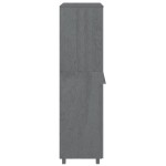 vidaXL Dulap haine „HAMAR” gri închis 89x50x180 cm, lemn masiv de pin vidaXL Dulap haine „HAMAR” gri închis 89x50x180 cm, lemn masiv de pin