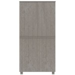 vidaXL Dulap haine „HAMAR” gri deschis 89x50x180 cm, lemn masiv de pin vidaXL Dulap haine „HAMAR” gri deschis 89x50x180 cm, lemn masiv de pin