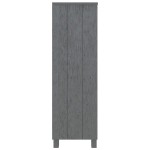 vidaXL Raft cărți „HAMAR” gri închis 85x35x112 cm, lemn masiv de pin vidaXL Raft cărți „HAMAR” gri închis 85x35x112 cm, lemn masiv de pin