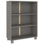 vidaXL Raft cărți „HAMAR” gri deschis 85x35x112 cm, lemn masiv de pin vidaXL Raft cărți „HAMAR” gri deschis 85x35x112 cm, lemn masiv de pin