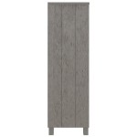 vidaXL Raft cărți „HAMAR” gri deschis 85x35x112 cm, lemn masiv de pin vidaXL Raft cărți „HAMAR” gri deschis 85x35x112 cm, lemn masiv de pin