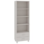 vidaXL Dulap înalt „HAMAR”, alb, 60x35x180 cm, lemn masiv de pin vidaXL Dulap înalt „HAMAR”, alb, 60x35x180 cm, lemn masiv de pin