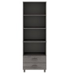 vidaXL Dulap înalt „HAMAR” gri deschis 60x35x180 cm, lemn masiv de pin vidaXL Dulap înalt „HAMAR” gri deschis 60x35x180 cm, lemn masiv de pin