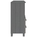 vidaXL Servantă „HAMAR”, gri închis, 85x35x80 cm, lemn masiv pin vidaXL Servantă „HAMAR”, gri închis, 85x35x80 cm, lemn masiv pin