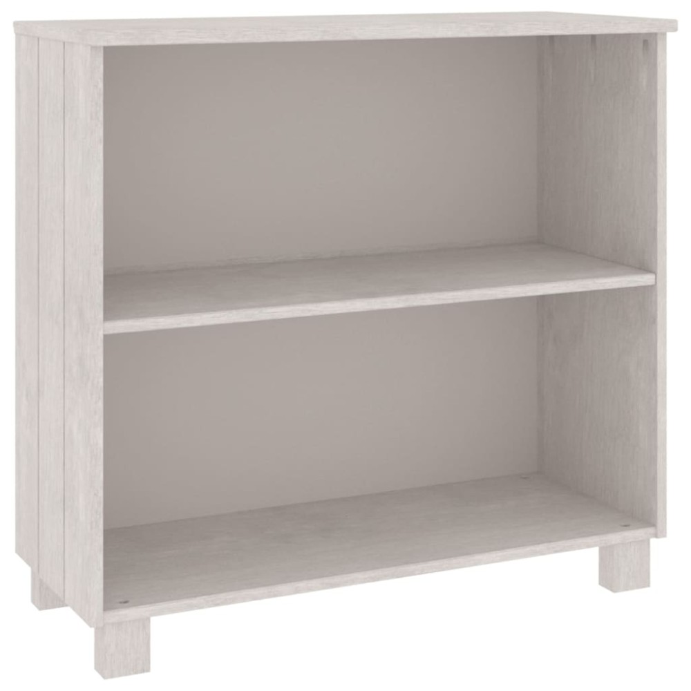vidaXL Servantă „HAMAR”, alb, 85x35x80 cm, lemn masiv de pin