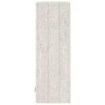 vidaXL Raft superior comodă „HAMAR” alb, 85x35x100 cm, lemn masiv pin