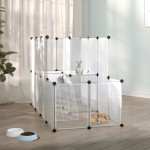 vidaXL Cușcă pentru animale mici transparent 142x74x93 cm PP și oțel vidaXL Cușcă pentru animale mici transparent 142x74x93 cm PP și oțel