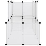 vidaXL Cușcă pentru animale mici transparent 142x74x93 cm PP și oțel vidaXL Cușcă pentru animale mici transparent 142x74x93 cm PP și oțel
