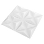 vidaXL Panouri de perete 3D 12 buc. alb 50x50 cm model origami 3 m²