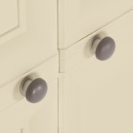 vidaXL Dulap din plastic, 79x43x85,5 cm, alb angora, design de lemn vidaXL Dulap din plastic, 79x43x85,5 cm, alb angora, design de lemn