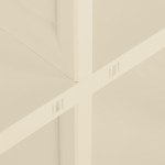 vidaXL Dulap din plastic, 79x43x85,5 cm, alb angora, design de lemn vidaXL Dulap din plastic, 79x43x85,5 cm, alb angora, design de lemn