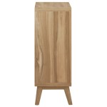 vidaXL Comodă cu sertare, 56x30x80 cm, lemn masiv de tec vidaXL Comodă cu sertare, 56x30x80 cm, lemn masiv de tec