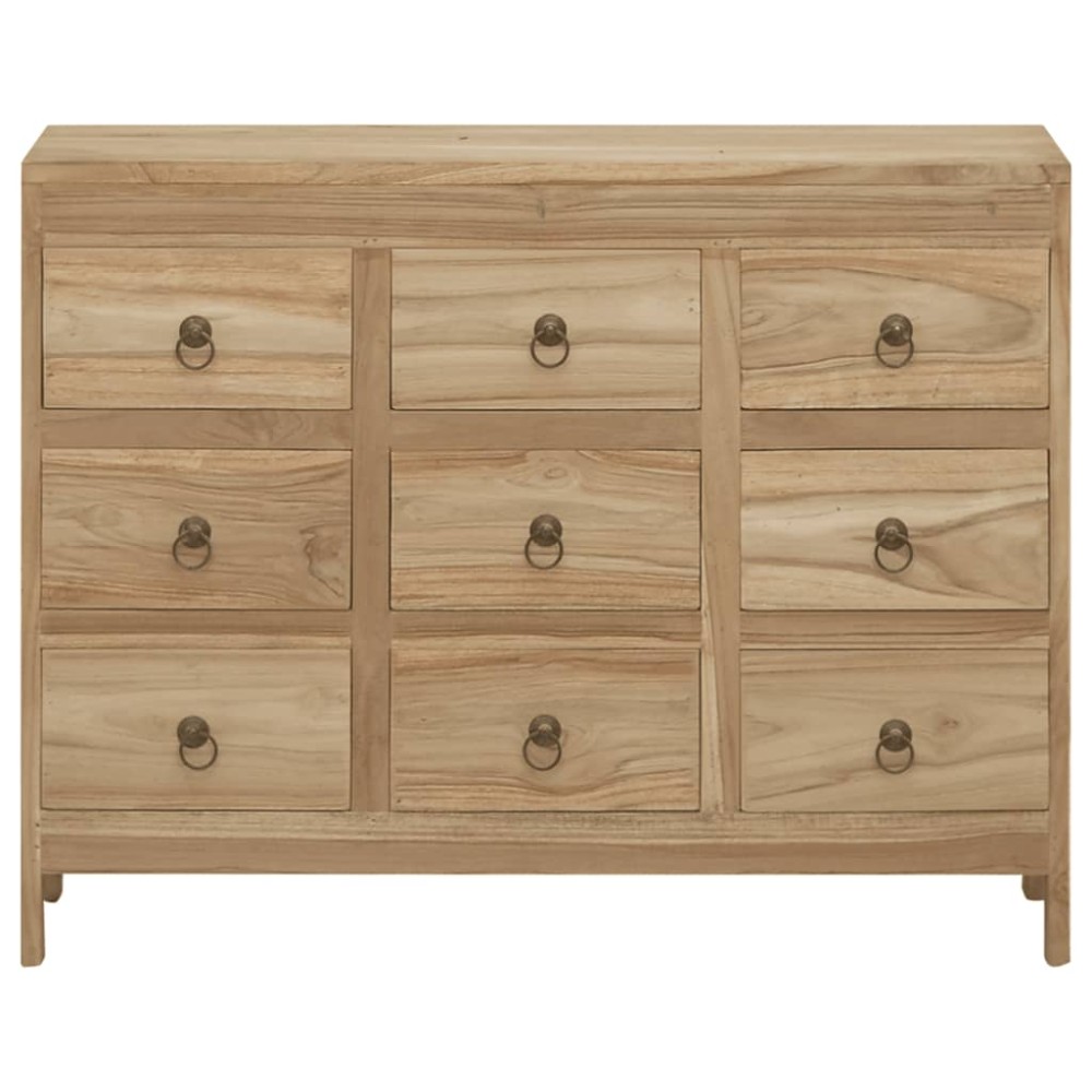 vidaXL Comodă cu sertare, 80x30x55 cm, lemn masiv tec