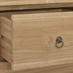 vidaXL Comodă cu sertare, 80x30x55 cm, lemn masiv tec vidaXL Comodă cu sertare, 80x30x55 cm, lemn masiv tec