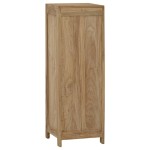 vidaXL Comodă cu sertare, 30x30x90 cm, lemn masiv tec vidaXL Comodă cu sertare, 30x30x90 cm, lemn masiv tec