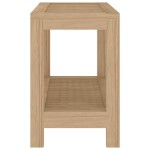 vidaXL Măsuță laterală de baie, 60x30x45 cm, lemn masiv de tec vidaXL Măsuță laterală de baie, 60x30x45 cm, lemn masiv de tec