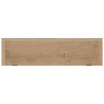 vidaXL Rafturi de perete, 2 buc., 60x15x4 cm, lemn masiv de tec