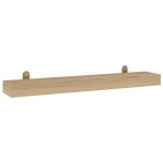 vidaXL Rafturi de perete, 2 buc., 90x15x4 cm, lemn masiv de tec vidaXL Rafturi de perete, 2 buc., 90x15x4 cm, lemn masiv de tec