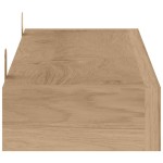 vidaXL Rafturi de perete, 2 buc., 90x15x4 cm, lemn masiv de tec vidaXL Rafturi de perete, 2 buc., 90x15x4 cm, lemn masiv de tec